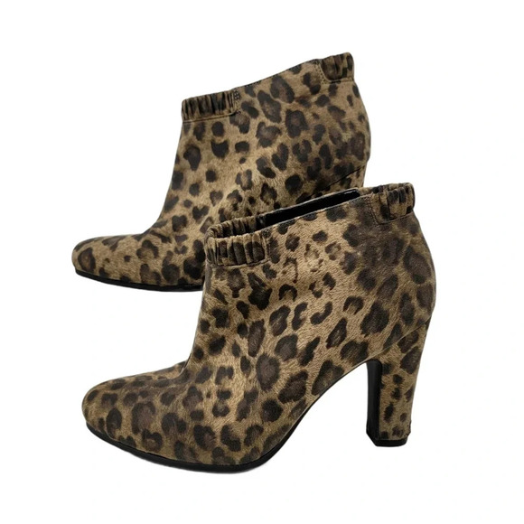 Sam & Libby "Selena" Cheetah print bootie Size 9 - Picture 3 of 9